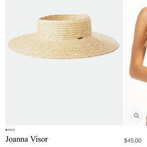 Brixton Johanna Visor in Honey Medium